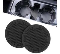 ZJCOZBH 2 PCS Car Cup Holder Coasters, for FIAT Panda III Cross 2014-2022 Anti-Slip Shockproof Car Cup Holder Insert Car Drink Holder Pads Auto Interior Accessories,A