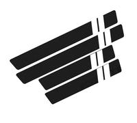 ZJCOZBH 4 Pcs Car Door Sill Protector, for Renault Austral E-Tech Hybrid 2023 Anti-Scratch and Waterproof Welcome Pedal Protector Car Pedal Kick Protection Sticker,B