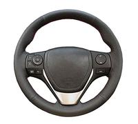ZJDSF For Toyota E'Z RAV4 2013 2019 Corolla 2013 2017 IM Scion Auris,Custom DIY Leather Hand sewn Car Steering Wheel Cover