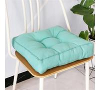 ZJEQZH Memory Foam Chair Cushions，Large Firm Square Seat Pads, Booster Cushions for Elderly & Pregnancy, for Dining Chairs, Sofa, Armchairs, Garden & Outdoor Floor Use(Lake blue,2 pcs 40x40 cm)