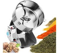 ZJFHEYUO 2000g Electric Grain Grinder,30s Superfine Stainless Steel Spice Mill 32000rpm,270° Manual Swing/Simple and Easy to Operate,Food Processor for Grinding Various Grains Spice Herb,Silver