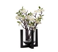 ZJFHEYUO Artificial Plants Artificial Flower Indoor Table Decoration Simulation Flower 18.5 Inch Large Simulation Plant For Living Room Bedroom Office Desktop Decor Ornament Bonsai Pine Tree
