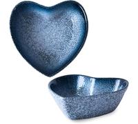 ZJFHEYUO Bowls Soup Bowls Ceramic BowlSoup Bowl Rice Bowl reakfast Bowl Heart Shaped Ramekins Set Creme Brulee Ramekins Souffle Dish