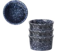 ZJFHEYUO Bowls Soup Bowls Ceramic BowlSoup Bowl Rice Bowl reakfast Bowl Ramekins Set 120ml Creme Brulee Ramekins Souffle Dish Oven Proof Di