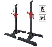 ZJFHEYUO Dumbbell Rack Home Workout Gym Split Squat Rack Stand Rack Bench Press Fitness Barbell Adjustable Squat Power Rack for Weight Bench Support Home and Gym,Max Load 260 Kg