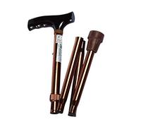 ZJFHEYUO Elderly Crutches Walking Stick Cane Aluminum Sticks Adjustable Canes Walking Stick able Travel Comfort Handle Collapsible for Men and Wome