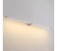 ZJFHEYUO LED Mirror Front Light Linear Strip Wall Sconce Lamp, Minimalist Long Wall Lighting Fitting Kit, Modern Bathroom Cabinet Light for Living Room Hallway Decoration Interesting