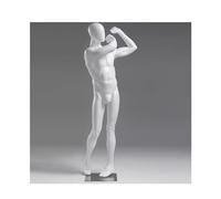 ZJFHEYUO Male Mannequin Golf Sports Male Mannequintennis Man Limbs Are Movable Form Display Plastic Mobile Metal Base, For Sportswear Stores,Tennis Stylemale