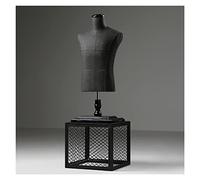 ZJFHEYUO Mannequin Mannequin Body Torso Male, Clothing Display Bust Dummy Manikins Dress Form with Wooden Base for Sewing Dressmakers Dress Jewelry Display, 3 Colors