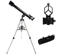 ZJFHEYUO Portable Astronomical Telescope,Refractor Telescope for Kids And Astronomy Beginners With Lightweight Tripod,Phone Mount and Carry Bag,Perfect for Educational Gift