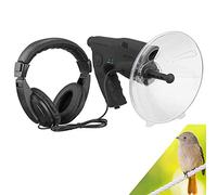 ZJFHEYUO Portable Parabolic Microphone Monoculars, Monocular X8 Bionic Ear Magnification Monocular Sound Amplifier, Nature Observing and Listening Digital Device