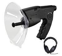 ZJFHEYUO Portable Parabolic Microphone Monoculars,Monocular X8 Bionic Ear Magnification Monocular Sound Amplifier,Nature Observing and Listening Digital Device for Outdoo