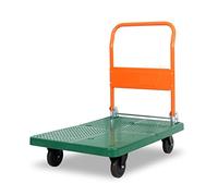 ZJFHEYUO Sliding Trolley Trolley Platform Trolley Folding Moving Hand Trolley Rolling Push Trolley 360 Degree Wheels Weight for Storage Basement Load 660 lb Platform Trolley