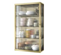 ZJFHEYUO Space-Saving Wall-Mounted Storage Cabinet with Door - Versatile Hanging Cupboard for Small Kitchens Bathrooms Balconies & TV Walls - Multi-Purpose