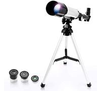 ZJFHEYUO Telescope Gift Astronomical Zoom 90X Outdoor Monocular Space with Tripod 360/50mm Spotting Scope for s Beginners,50/360-Blue