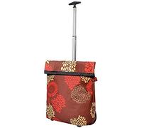 ZJFHEYUO Trolley Multi-Function Shopping Cart Folding Portable Trolley Case Handbag Dual-Use Intimate Storage Hand Trucks,Black,17 * 36 * 47cm