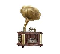 ZJFHEYUO Vinyl Player Vinyl Record Player Bluetooth Phonograph Record Player,Portable Version Retro Style Subwoofer Speakerw/Aux-In Fm/Am Radio Gramophone
