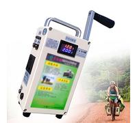 ZJFJMBD Hand crank generator 500W, portable generator for camping and outdoor activities mobile phone and computer charging