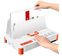 ZJFJMBD Hot Glue Binding Machine, Electric Hot Melt Binding Machine for Offices and Schools A5, A4, A3 (Short Edge) Paper