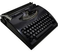 ZJFJMBD Retro Style Manual Typewriter, Traditional Typewriter, Classic Word Processor for Writing Novels Anywhere and Adventurous Writers