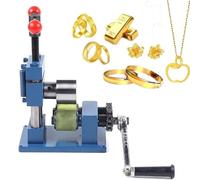 ZJFJMBD Ring Bender Tool for Rings - Metal Bender for Bracelets, Hand Crank Bending Machine, Manual Rolling Mill for DIY Jewelry