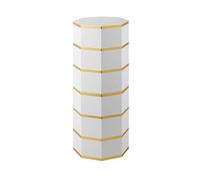 ZJGFCB Advanced Rotating Shoe Rack With Door, Round Tower Type Modern Storage Cabinet, Metal Suitable for Entrance Corridor Corners