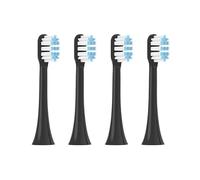ZJgZmslcd Toothbrushes Head for SOOCAS X3/X3U/X3Pro/V1/X5/X1/D3/D3 Pro Sonic Colorful Toothbrush Soft Bristle Nozzles(4blackblue)