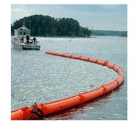 ZJHAHJY Foldable PVC Tube Barrier Flood Fencing, Good Oil Retention Ability Soft Fence,Solid Floating River Waste Fencing for Outdoor Solid Garbage Fence Reusable Water Diversion (Color : Or