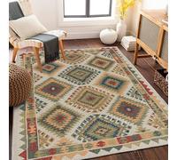 ZJHAHJY Geometric Area Rug for Bedroom Living Room, Trellis Rugs, for Kids Teens Girls Boys Room, for Home Decor