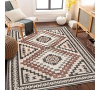 ZJHAHJY Geometric Area Rug for Bedroom Living Room, Trellis Rugs, for Kids Teens Girls Boys Room, for Home Decor
