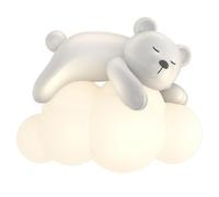 ZJHAHJY LED Wall Sconce Kids Room Hardwired Small Cloud Wall Lights for Nursery Milk White Shade Cartoon Bear Cute Rabbit Dimmable Wall Lamp for Boys Bedroom Girls Bedside Children Headboard