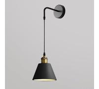 ZJHAHJY Modern Minimalist Sconce, Nordic Macaron Style Wall Light Fixture, Industrial Metal Wall-Mounted Pendant Light, Height Adjustable Indoor Wall Lamp for Bedroom Bedside Dining Room Kitchen