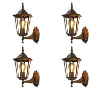ZJHAHJY Outside Wall Light European Garden Villa Lamp Exterior Wall Lamps Die-cast Aluminium Wall Sconce Rustproof Wall Fitting Garage Porch Lights Front Door Garden Light Staircase Corridor Light
