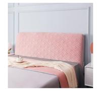 ZJHAHJY Soft Velvet Headboard Cover for Bedroom Upgrade, Premium Protection & Custom Fit Reversible Slipcover Home, Guest Rooms, Hotel Décor(Pink,39.3in)