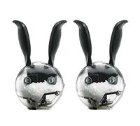 ZJHCC Salt and Pepper Grinder Set, Manual, Creative Rabbit Design, Multi-Functional Spice Bottle,2 Pieces