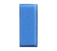 ZJHESXV 3.2 CM Thick Anti-Collision Wall Padding for Kids with Autism - Linen Fabric Peel and Stick Headboard, Padded Upholstered Wall Panels, 3D Decorative Wall Cushion for Bedroom(Blue,2 PCS)