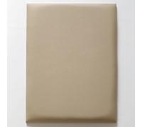 ZJHESXV 3D Anti-Collision Wall Padding For Kids, 30x40x3cm PU Waterproof Wall Panels Wall Cushion For Living Room Bedroom Decoration, Easy To Install (Color : Khaki, Size : 7PCS)