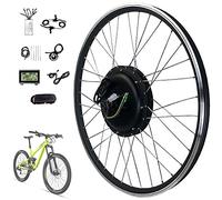 ZJHESXV Electric Bike Conversion Kit 29i - Front Wheel 36V - 48V Adjustable 250-1000W, Pedelec E-Bike Conversion Kit for 20/24/26/27.5/28/29/700c Wheels