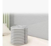 ZJHESXV Padded Wall Panels Self-Adhesive, 3D Anti Collision Wall Padding for Kids Autism, Widen 60 CM, DIY Peel and Stick Headboard Panels for Bedroom, Tatami, Nursery(Gray,W 60 x L 200 CM)