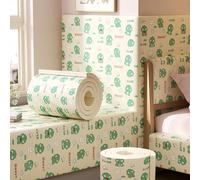 ZJHESXV Self-Adhesive Padded Wall Panels - Anti-Collision Wall Padding for Kids Autism with Animal Prints, Soft Upholstered Wall Panels for Nursery/Bedroom, Wall Cushion Stickers Decor(R,40x200 cm)