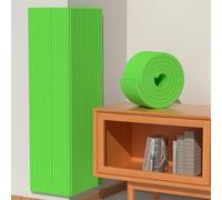 ZJHESXV Self-Adhesive Wall Padding for Kids with Autism, DIY Peel and Stick Wall Cushion, Padded Wall Panels for Bedroom, 3D Anti-Collision Wall Padding, Thickening and Widening(Green,20 x 300 CM)