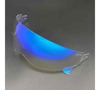ZJHFDC Motorcycle Helmet Visor for Scorpion EXO Covert Combat, Windproof Anti Scratch Helmet Visor Replacement Motorcycle Accessories,normal-F Clear Revo Blue
