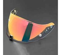 ZJHFDC Motorcycle Helmet Visor for Scorpion EXO R1 520 1400, Windproof Anti Scratch Helmet Visor Replacement Motorcycle Accessories,normal-D Revo Red