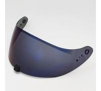 ZJHFDC Motorcycle Helmet Visor for Scorpion EXO-R420, Windproof Anti Scratch Helmet Visor Replacement Motorcycle Accessories,normal-C Tea Colorful Blue