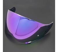 ZJHFDC Motorcycle Helmet Visor for SHOEI Hornet ADV, Windproof Anti Scratch Helmet Visor Replacement Motorcycle Accessories,normal-C Purple-plated