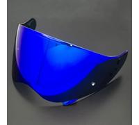 ZJHFDC Motorcycle Helmet Visor for SHOEI Hornet ADV, Windproof Anti Scratch Helmet Visor Replacement Motorcycle Accessories,normal-B Blue-plated