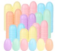 ZJHiome 36 Pcs Plastic Easter Eggs Bulk, Pastel Fillable Surprise Easter Eggs 2.4'' Colorful Eggs for Easter Basket Stuffers Party Favors Egg Hunt for Kids