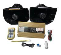 ZJHLGT Handlebar Loud Speaker Car Alarm Wireless Loudspeaker High Pitched Speaker Rescue Ambulance 12v24V Mounted 600W Main Unit+2 Ultra