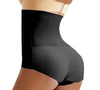 ZJHQQB 2 Pack Womens Mid-Rise Padded Hip Enhancer Shapewear, Mesh Breathable Butt Lifter Thicker Padded Bum Panties, Wave Lace Trousers Padded Knickers Body Shaper