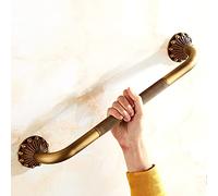 ZJHQQB Bathroom Shelves Antique All-copper Bath Towel Rack Bar Rail, High-end Bathroom Hardware Set, Retro Toilet Paper Holder, Coat Hook, Toilet Brush